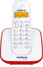 Telefone sem fio intelbras ts 3110 branco/vermelho 4123101