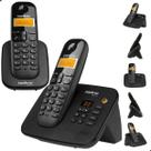 Telefone Sem Fio Intelbras TS 3130 Ramal TS 3111 com Secretária Eletrônica, Bina e Bateria de Longa Duração