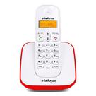 Telefone Sem Fio Intelbras TS3110 ID Branco e Vermelho Telefone Sem Fio Intelbras TS3110 ID Branco e Vermelho