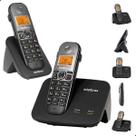 Telefone sem Fio Mini Central PABX para 2 Linhas TS 5150 com 1 Ramal Incluso, Bina, Vivavoz e Expansível até 10 Ramais Intelbras