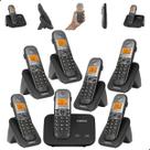 Telefone sem fio Mini Central PABX Para 2 linhas TS 5150 Com 6 Ramal Incluso Bina Viva Voz e Expansível até 10 Ramais intelbras