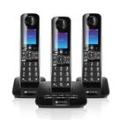 Telefone sem fio Motorola Voice D8713 com 3 ramais e Bluetooth
