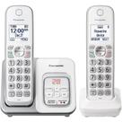 Telefone sem fio Panasonic DECT 6.0 KX-TGD632W com secretária eletrônica