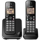 Telefone Sem Fio Panasonic KX-TGC352B com Retroiluminação Âmbar - 2HS