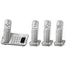 Telefone Sem Fio Panasonic Link2Cell KX-TGE474S - Sistema 4HS