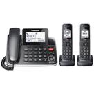 Telefone sem fio Panasonic Link2Cell KX-TGF882B Preto