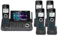 Telefone sem fio para uso doméstico e comercial AT&T DECT 6.0 com 5 aparelhos