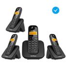 Telefone Sem Fio TS 3110 Com 3 Ramal Intelbras Combo oficial