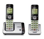 Telefone Sem Fio VTech CS6719-2 com 2 Aparelhos e Identificador de Chamadas - Prata