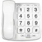Telefone Tyler TBBP-4-WH para Idosos - Alto-Falante e Discagem Rápida