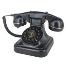 Telefone Vintage GHYTMTHOT Preto com Discagem por Botão