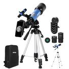 Telescópio AOMEKIE para adultos: astronomia de 70 mm com acessórios