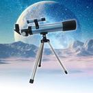 Telescópio Luzsco para crianças, ampliação de 50 mm e 100x com tripé