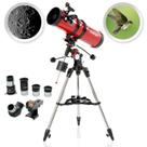 Telescópio Refletor AmScope EQ 130 mm de abertura, 650 mm de distância focal