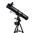 Telescópio Refletor Newtoniano 114/900mm Uranum Cronos Com Acessórios Astronomia Universo Cor:Preto