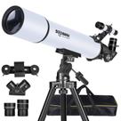 Telescópio SOLOMARK 80900 Refrator profissional com abertura de 80 mm