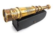 Telescópio Spyglass ALADEAN Vintage de 15 polegadas em latão