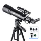 Telescópio YUANZIMOO 70mm de Abertura e 400mm de Distância Focal