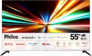 Televisão Fast Smart TV Philco PTV55M8GAGCMBL 55” 4K QLED Dolby Audio