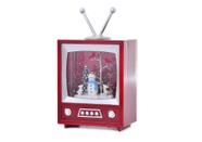 Televisão Globo Neve 3AA 12,7 x 8 x 21,6cm Enfeite Luminoso de Natal