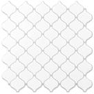 Telha Backsplash STICKGOO Arabesque Peel and Stick White