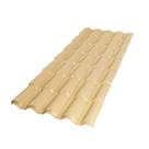 Telha Colonial PVC 2,62x0,86 5 Ondas Afort Bege 5 Peça(s) - Bege