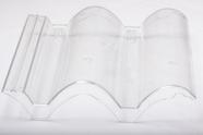 Telha Coppo Veneto Cristal Prismalux - Anti-UV e Anti Chama(TELHA PLÁSTICA TRANSPARENTE)(Cx 10 Unid)