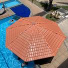 Telha Plan PVC 2,42 x 5 Peça(s) - Marrom