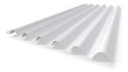 Telha Transparente Polipropileno 2,44x1,10m Lux Telhas Telha Transparente Polipropileno 2,44x1,10m Lux Telhas