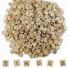 Telhas de madeira Scrabble Letters TIHOOD 1000PCS para artesanato