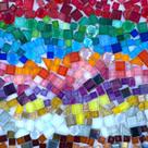 Telhas de mosaico LITMIND Dazzling Glitter Crystal 500g sortidos