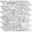 Telhas de pedra 3D naturais em mosaico Peel and Stick SUNWINGS