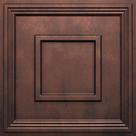 Telhas de teto STICKGOO Glue Up PVC 24x24cm Cobre antigo