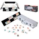 Telhas Rummy Game Homwom 106 com caixa de alumínio e 4 bandejas