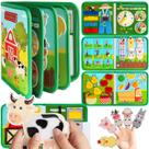 Tema da fazenda infantil Busy Board Quanquer 18 atividades de 1 a 4 anos