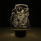 Tema de anime Night Light USB Fullmetal Alchemist 3D Illusion Tema de anime Night Light USB Fullmetal Alchemist 3D Illusion