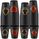 Tema de cassino Party Cup Hoolerry 266 ml 72 unidades com design de pôquer