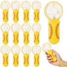 Tema de softball Handheld Fan Honoson com cordão, conjunto de 12