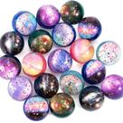 Tema espacial Bouncy Balls Pllieay de 32 mm para festa infantil, 20 unidades