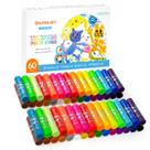 Têmpera Paint Sticks Shuttle Art, pacote com 60, 2 conjuntos de 30 cores