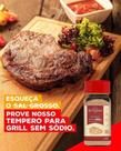 Tempero para grill - Zerosodio - Zerosódio