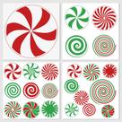 Template Stencil clothmile Christmas Candy 4 peças 30x30 cm