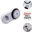 Temporizador Analógico Bivolt Timer Tomada Piscina 110v 220v - Fertak