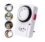 Temporizador Analógico De Tomada Bivolt Premium 110v / 220v Mecanico 24 horas