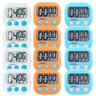 Temporizador de cozinha digital LinkDM Small Magnetic, pacote com 12