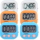 Temporizador de cozinha LinkDM Digital Magnetic, pacote com 6 unidades (azul)