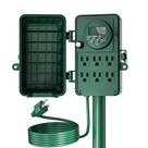 Temporizador de estaca digital externo BN-LINK de 7 dias com 6 tomadas Temporizador de estaca digital externo BN-LINK de 7 dias com 6 tomadas