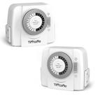 Temporizador de luz mecânico interno Tiffcofio com 2 saídas ETL