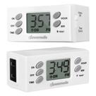 Temporizador de saída DEWENWILS 125V 15A 1000W 24 horas, 2 pacotes listados pela UL