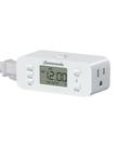 Temporizador DEWENWILS de 7 dias com tomada dupla programável 125V Temporizador DEWENWILS de 7 dias com tomada dupla programável 125V